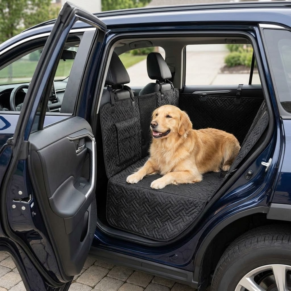 Dog Car Seat Extender — Hard Bottom